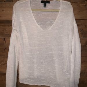 Cream Forever 21 sweater